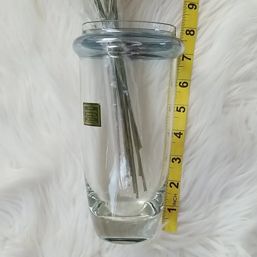 VTG Dansk Danish Modern Romanian Crystal Vase